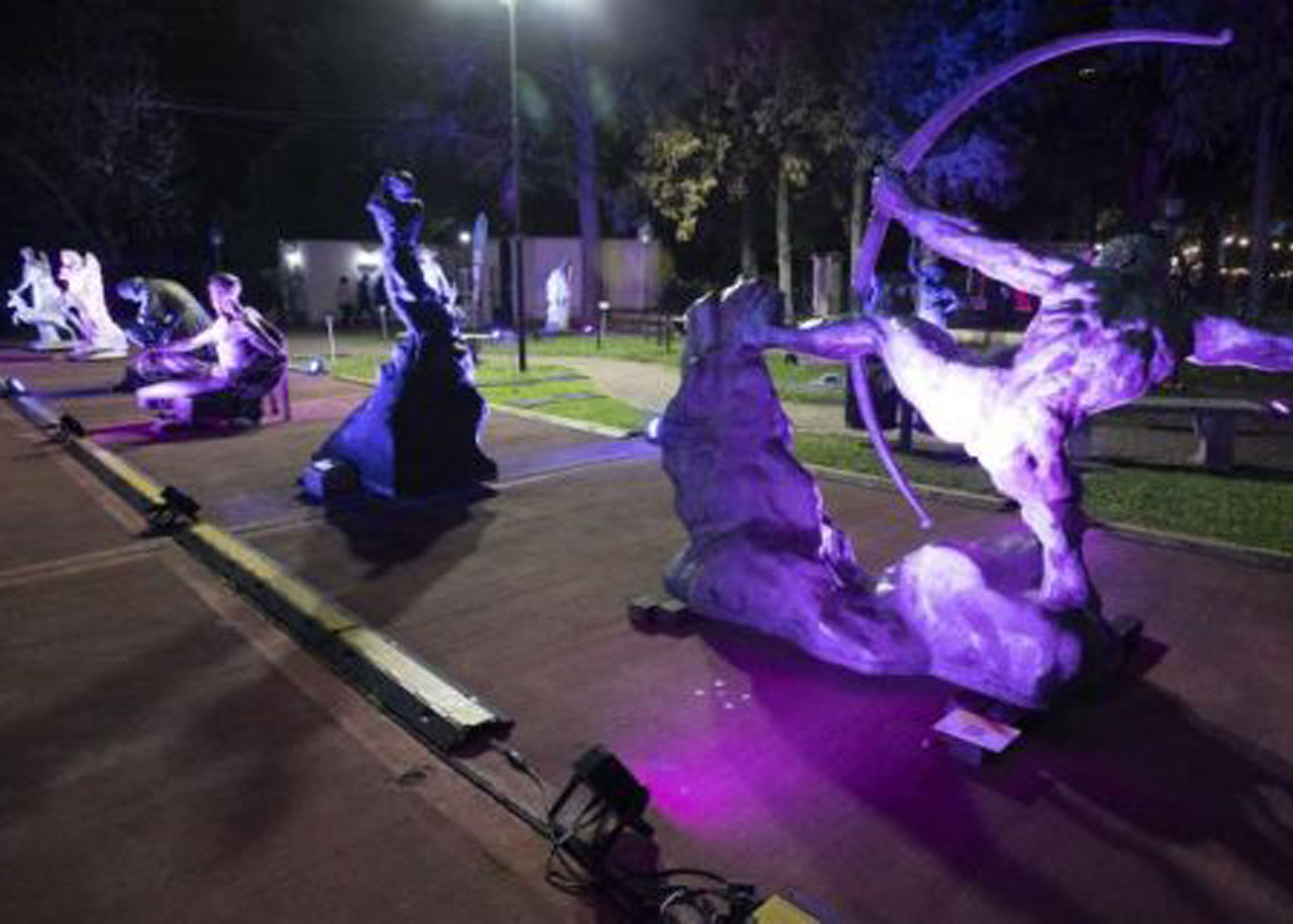 Se realizó una nueva edición de “Estatuas Bajo las Estrellas”