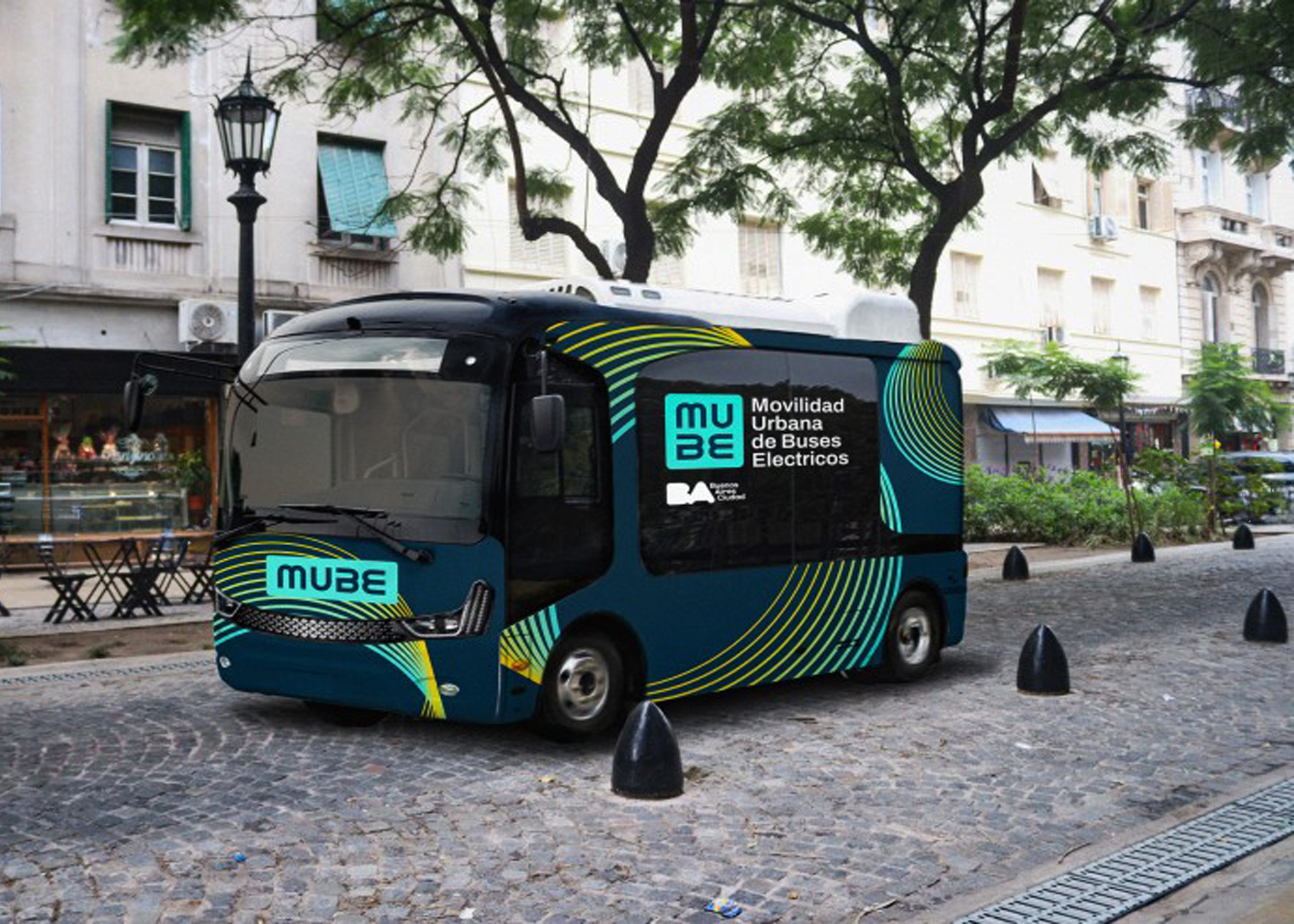 Adquisición de minibuses eléctricos para recorrer el microcentro