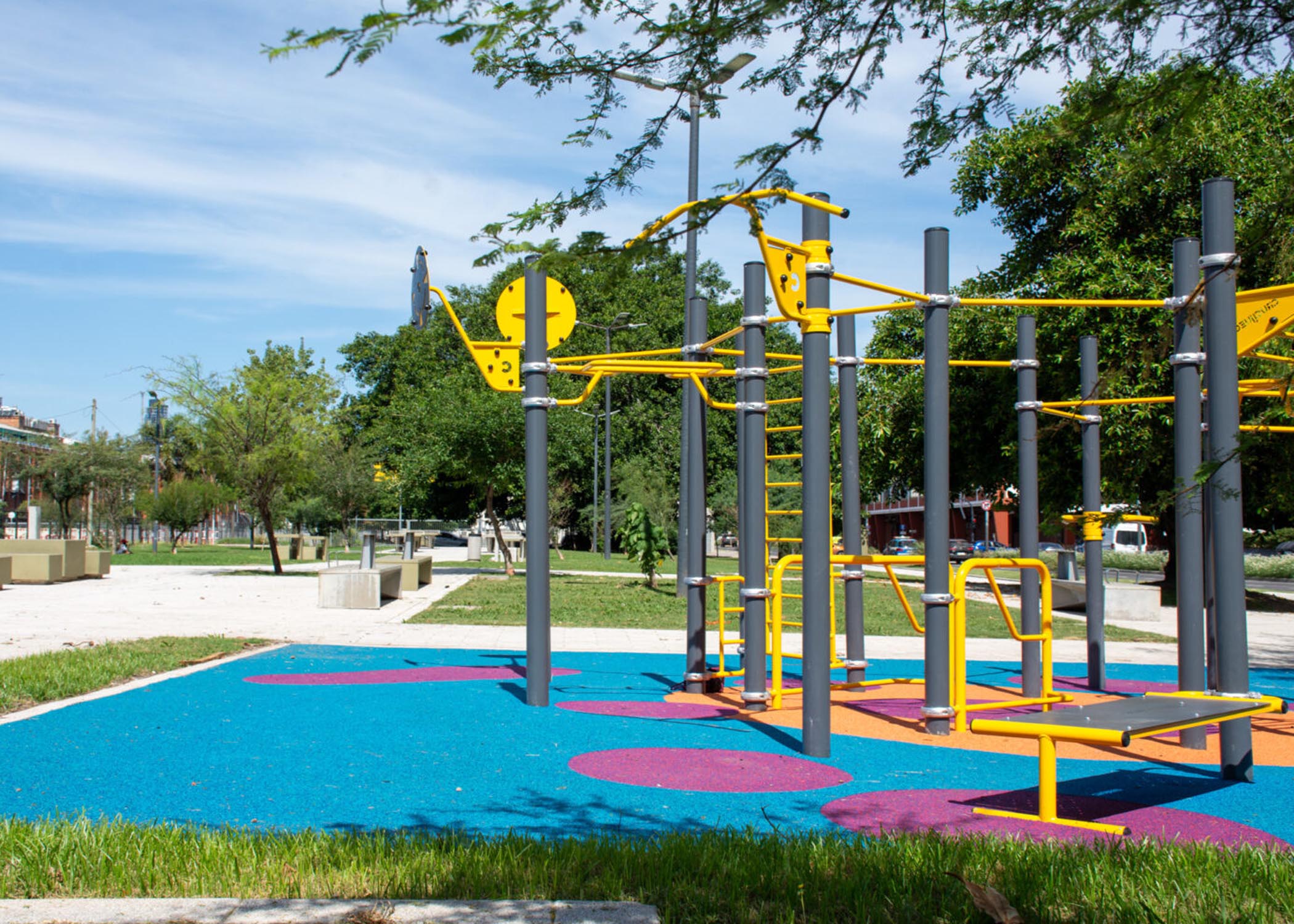 Inauguraron el Espacio Recreativo Brasil en Puerto Madero