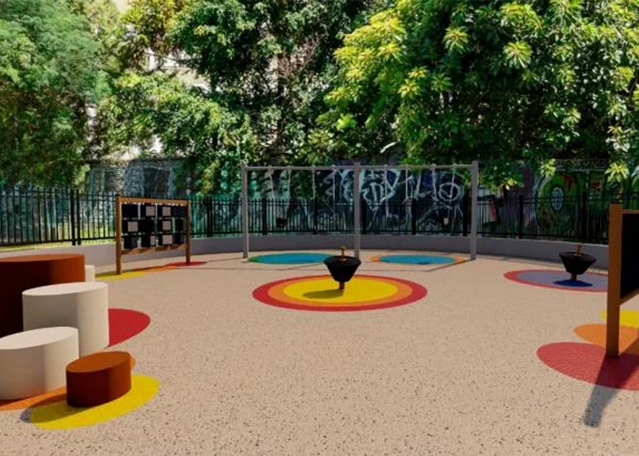 Nuevas opciones de juego y mayor seguridad en la Plaza Santos Dumont